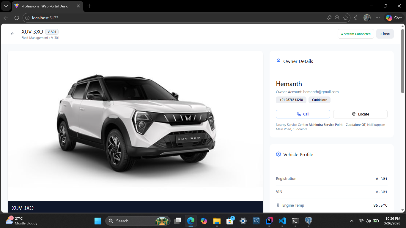 AI Predictive Maintenance for Vehicle Service Scheduling System screenshot 1
